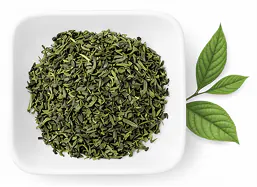 Loose dried green tea